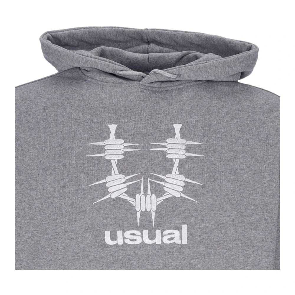 Usual Lichtgewicht Hoodie Grijs Heather Gray Heren