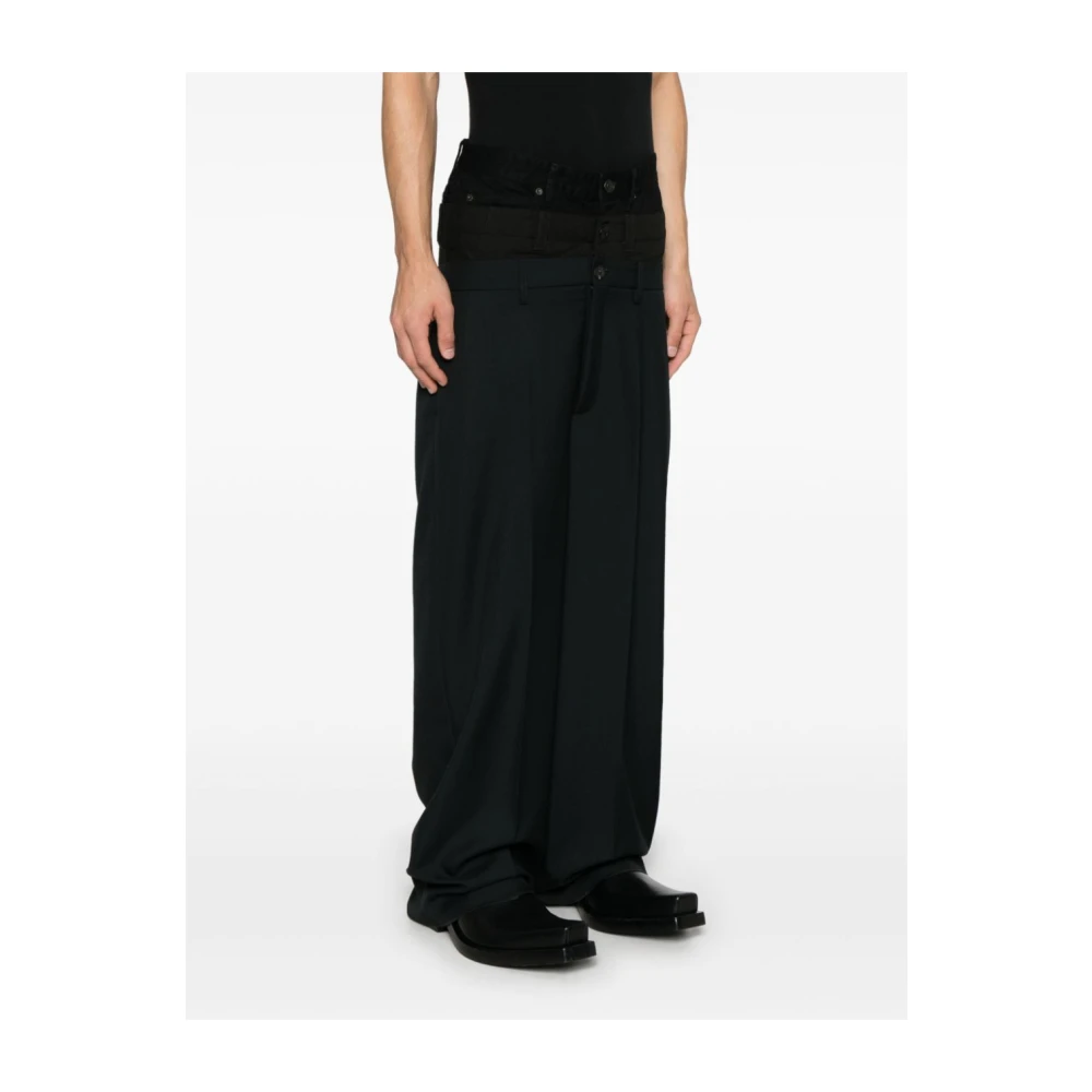 Balenciaga Stijlvolle Broek Black Heren