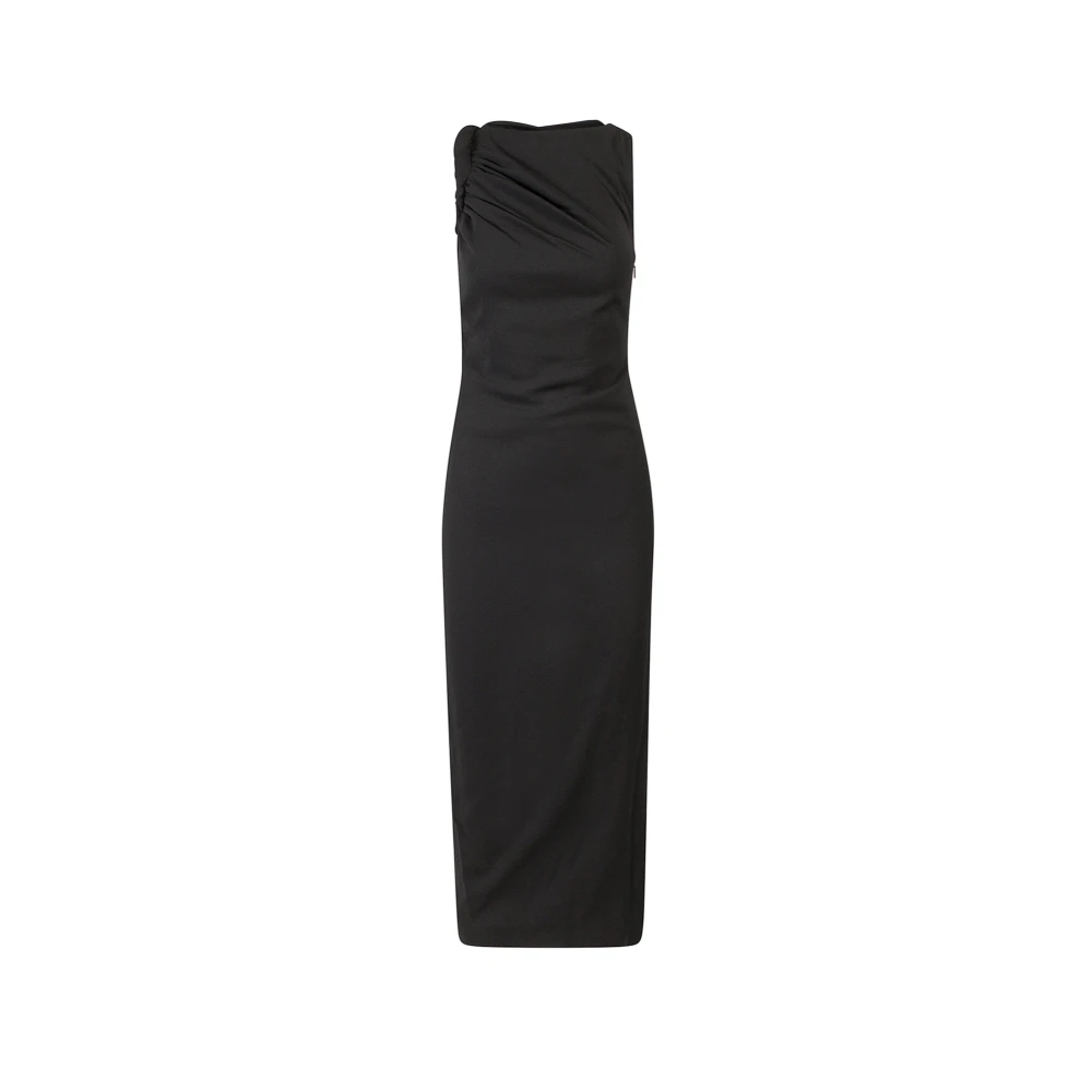 Versace Damen Schwarz Midi Kleider