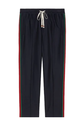 Web-Stripe Track Pants