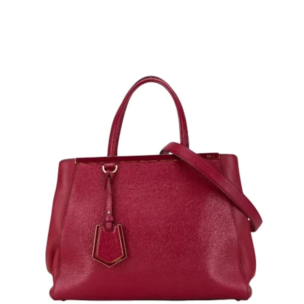 Fendi Vintage Pre-owned Leather fendi-bags Red Dames