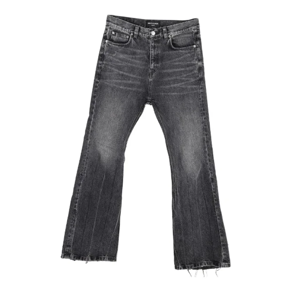 Balenciaga Vintage Pre-owned Cotton jeans Gray Dames