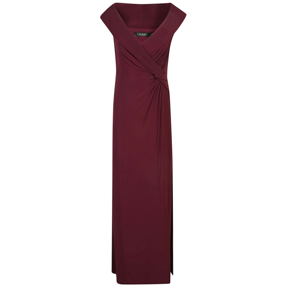 Ralph Lauren Dameskleding Jurk Rood Aw24 Red Dames