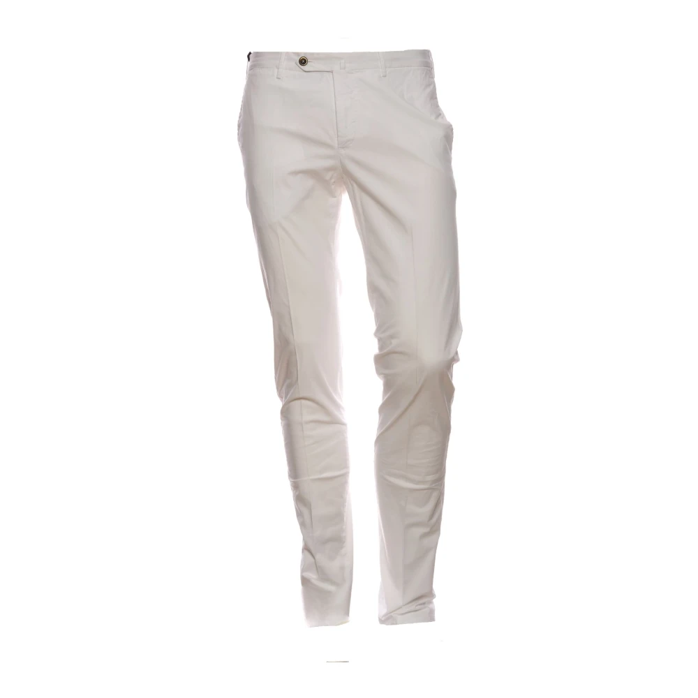 Pt Torino Men's White Codt01z00cl1 Y010 - Chinos - 2XL - Trousers
