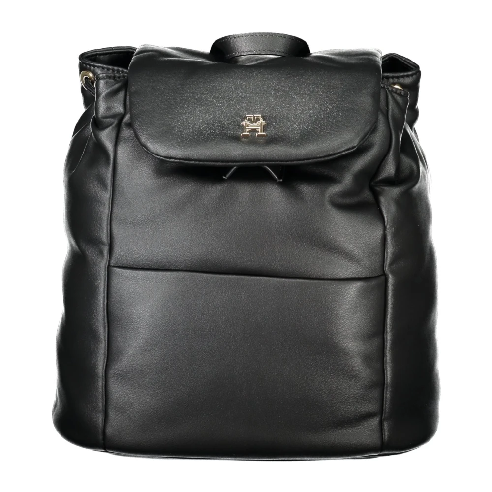 Tommy Hilfiger Zwarte damesrugzak met verstelbare bandjes Black Dames