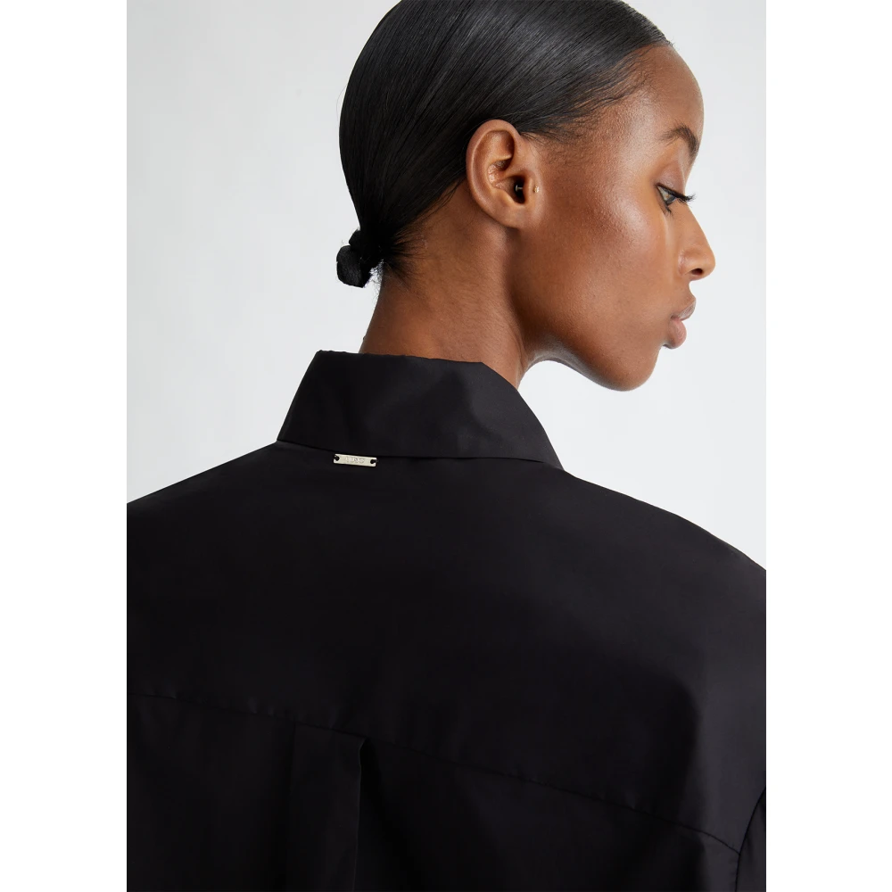 Liu Jo Studded Oversized Shirt Black Dames