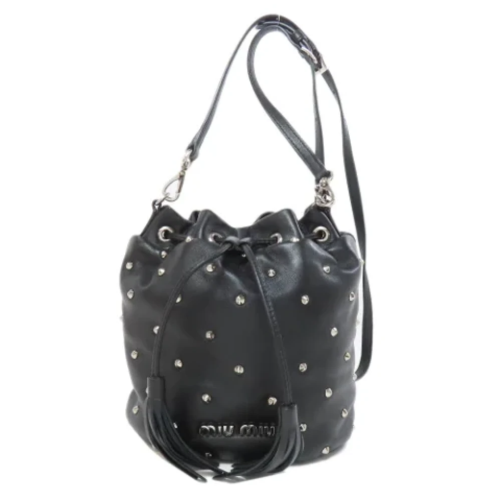 Pre-owned > Pre-owned Bags > Pre-owned Bucket Bags - - Miu Miu Pre-owned - Modalova