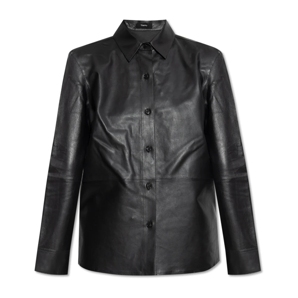 Jackets > Leather Jackets - - Theory - Modalova