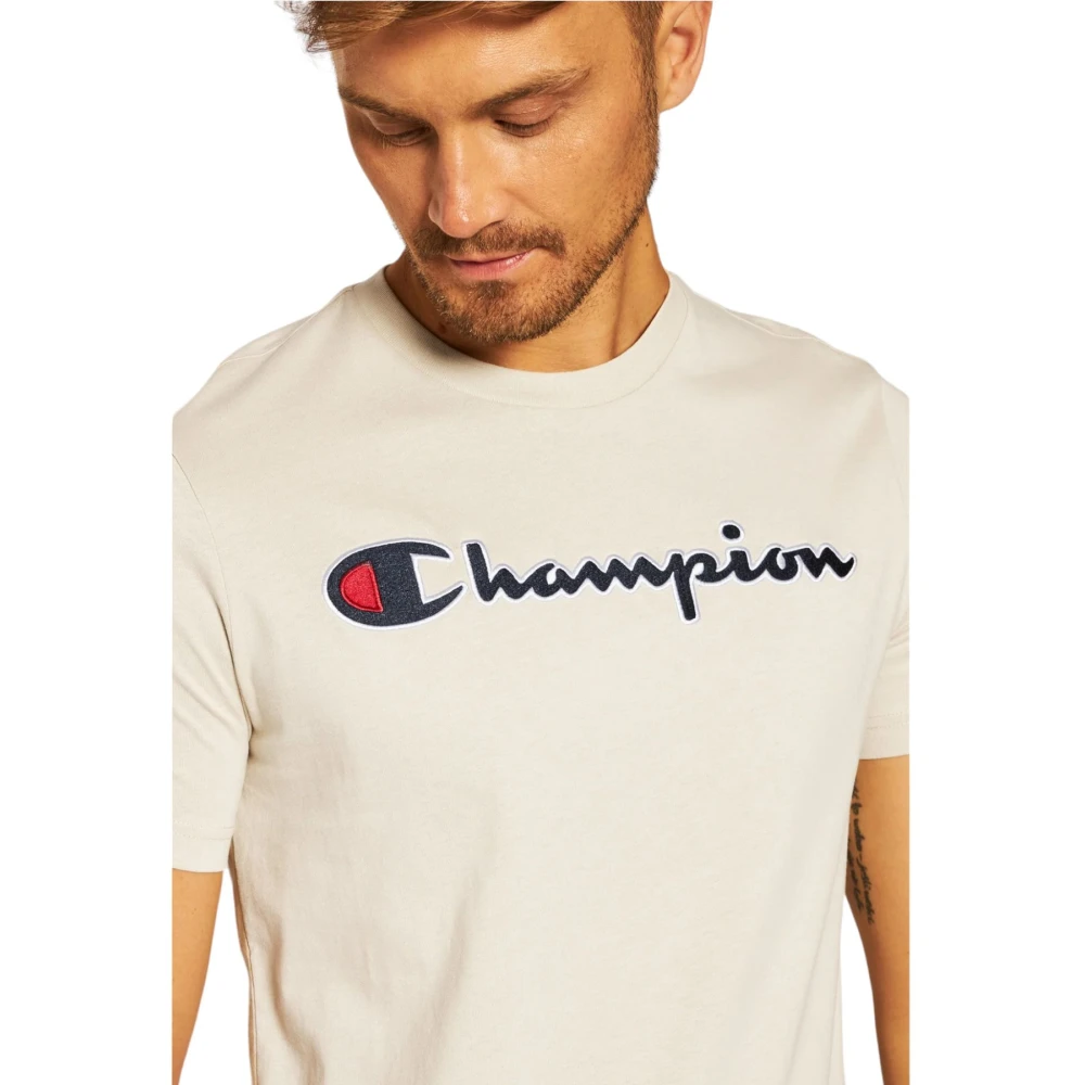 Champion Korte Mouw T-shirt White Heren