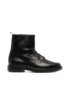 black-leather-ankle-boot