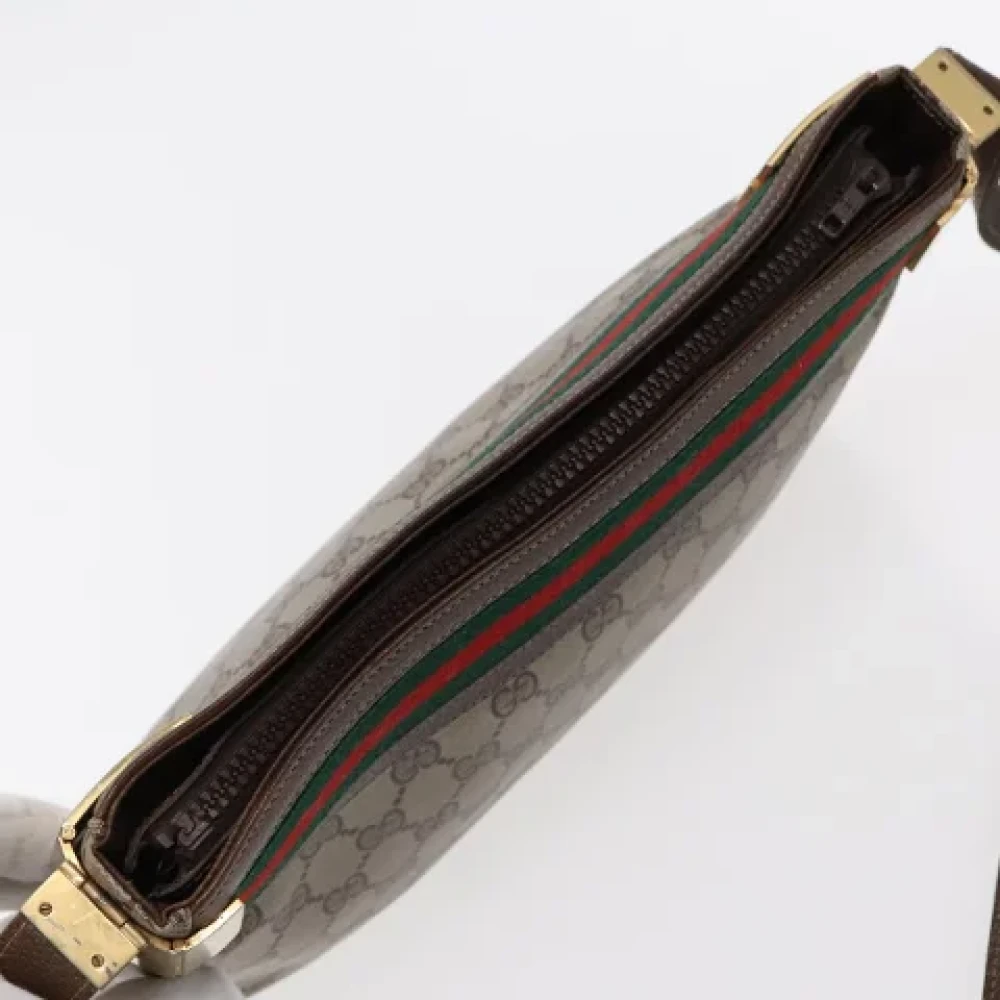 Gucci Vintage Pre-owned Leather gucci-bags Beige Dames