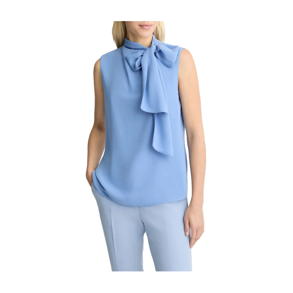 Liu Jo Blauwe V-Hals Top Elegant Veelzijdig Blue Dames