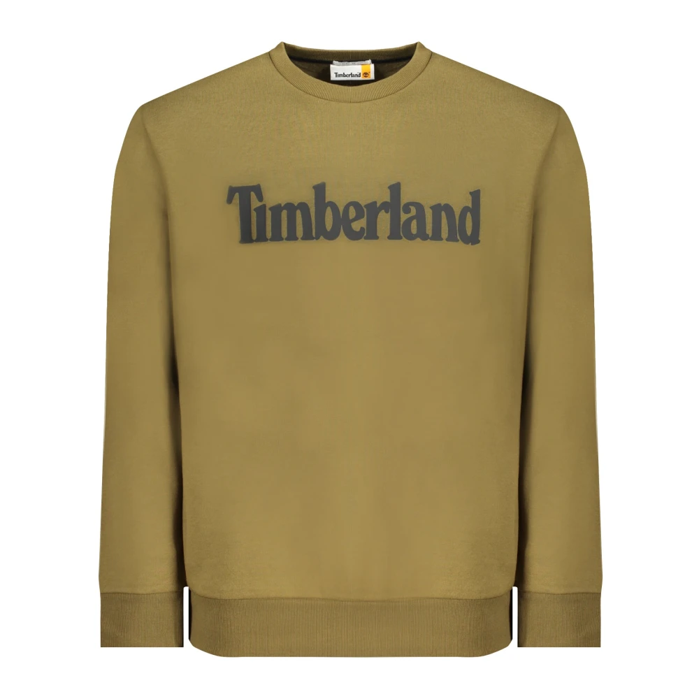 Timberland Groene sweatshirt met lange mouwen en print Green Heren