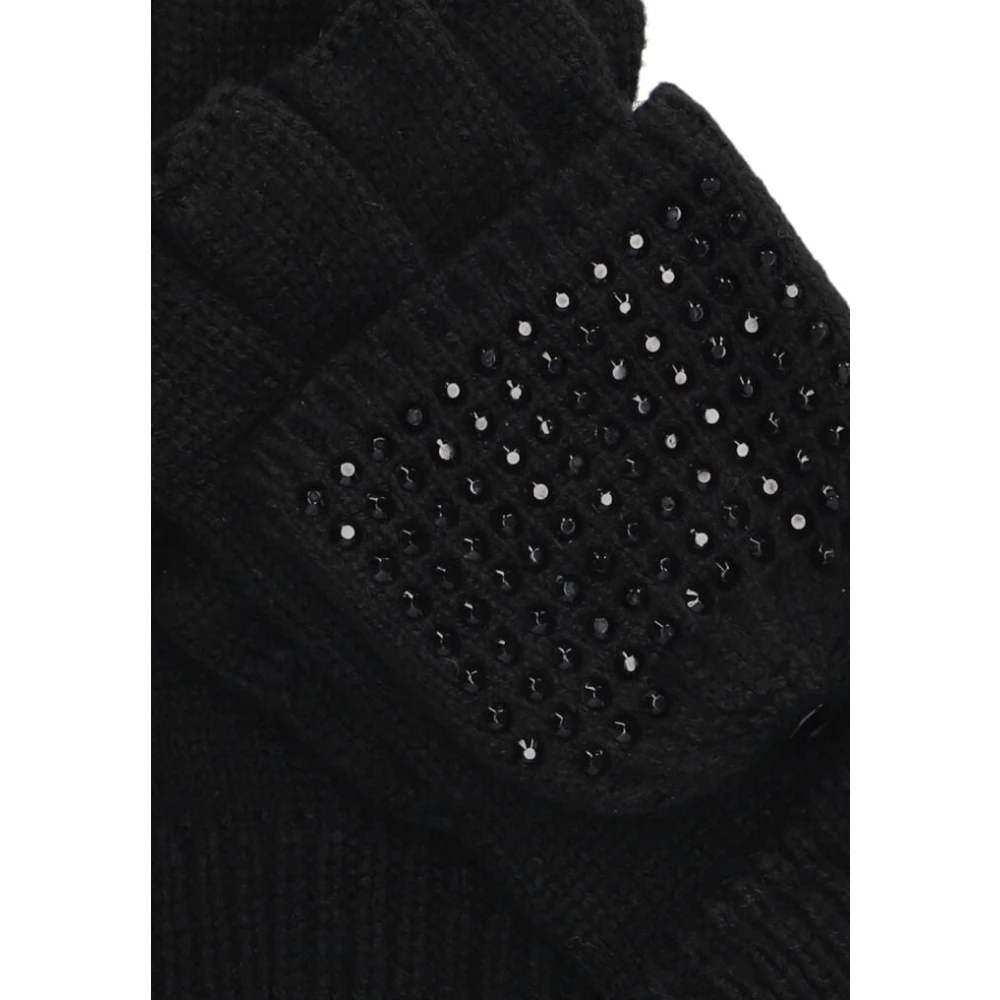 Kurt Geiger Kristal Adelaar Handschoenen voor Vrouwen Black Dames