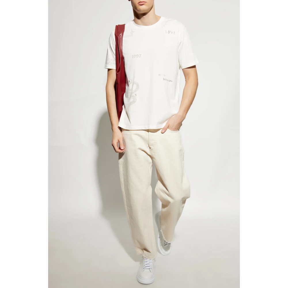 Zadig & Voltaire T-shirt Tommy Beige Heren