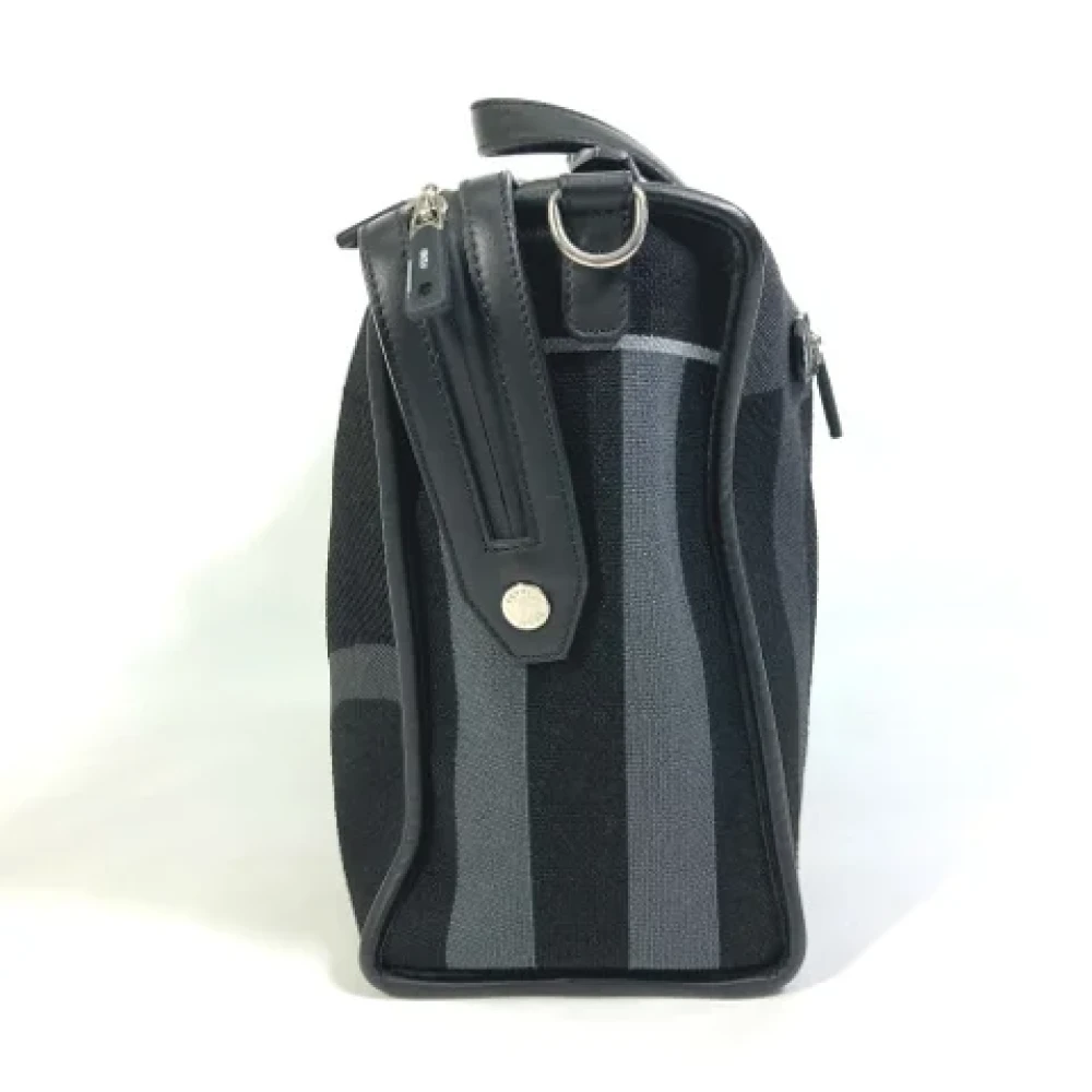 Fendi Vintage Pre-owned Canvas fendi-bags Black Heren