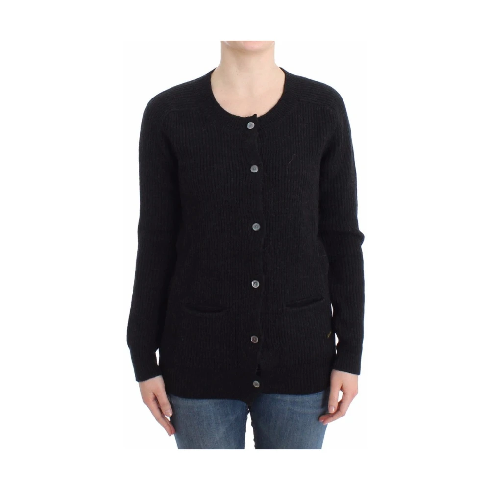 John Galliano Women's Black Wool Cardigan