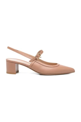 Allette Calf Leather Low Heel Pump