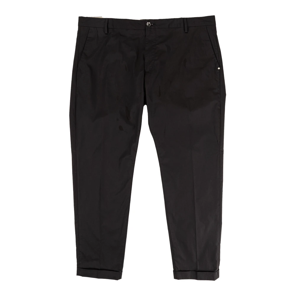 Liu Jo Reguliere Chino Broek Capritela Stijl Black Heren