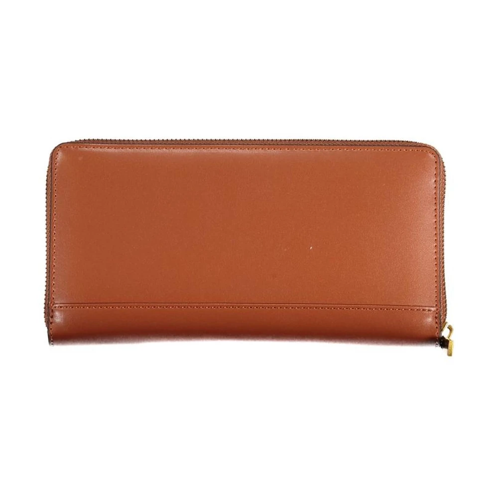 Guess Bruine Polyethyleen Portemonnee met Ritssluiting Brown Dames