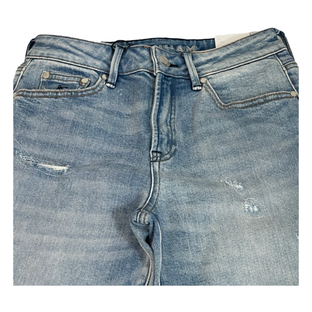 Denham Straight Jeans Blue Heren