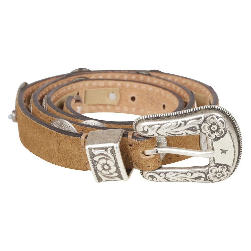 Golden Goose Women's Beige Lace Belt - Belts - 75 Cm - Accessories