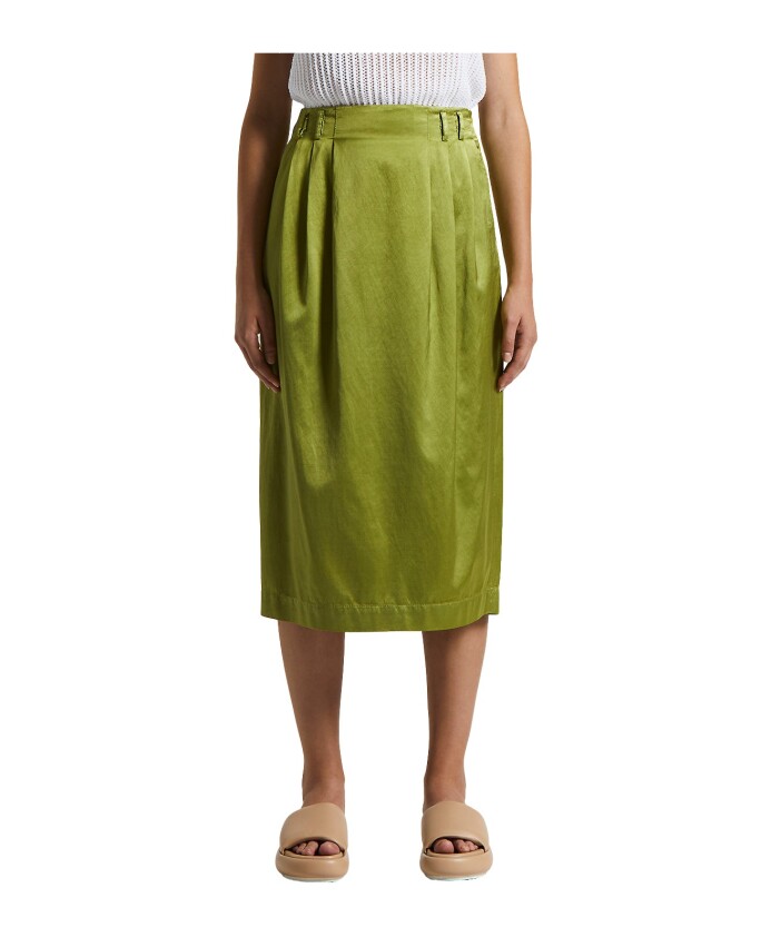 jupe-crayon-satinee-en-melange-viscose-et-coton