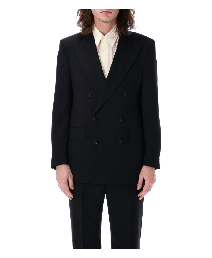 blazer-noir-en-laine-a-double-boutonnage