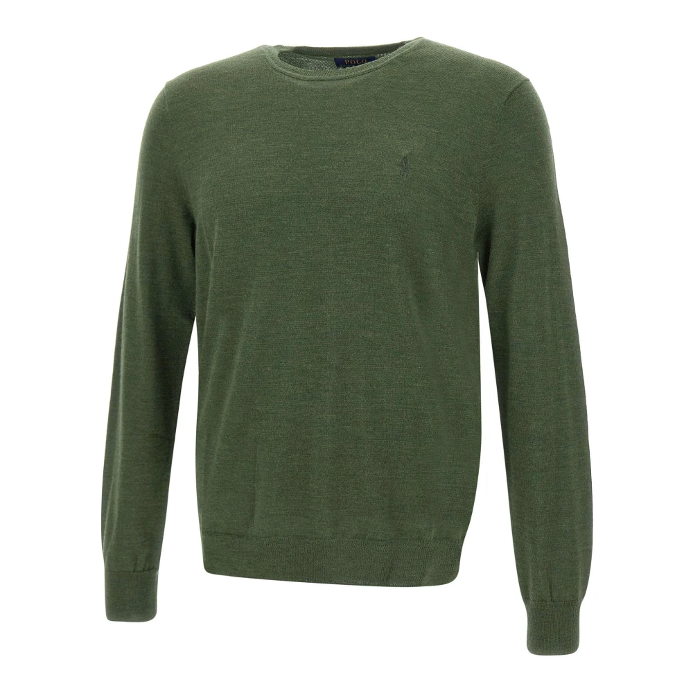Polo Ralph Lauren Klassieke Groene Merinowollen Trui Green Heren