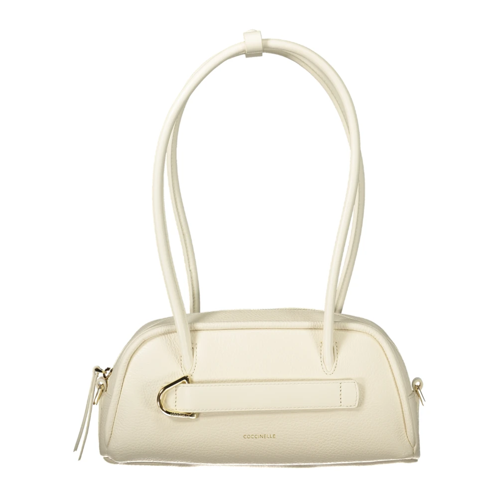 Coccinelle White Shoulder Bags, Female, One Size, Lepaki Bag