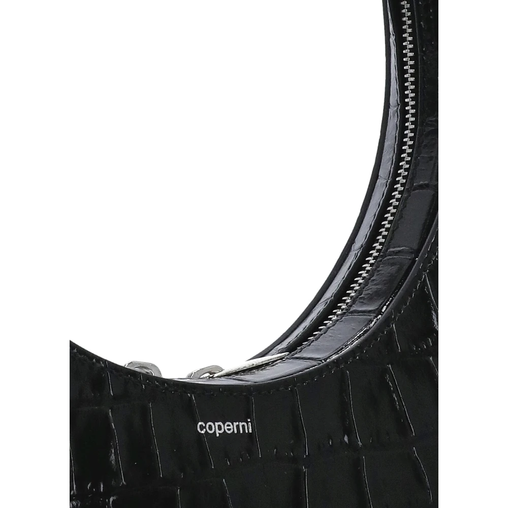 Coperni Zwarte Schoudertas met Logo Black Dames