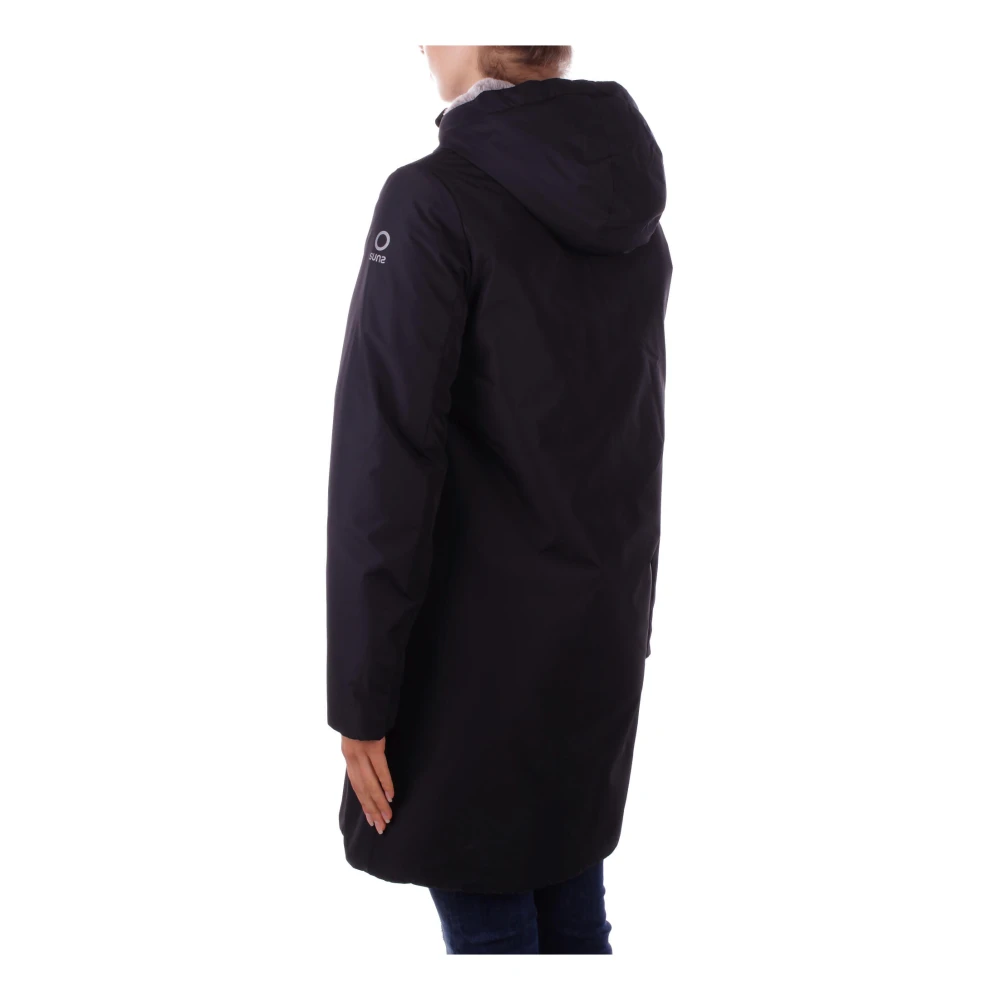 Suns Zwarte Hoodie met Rits Black Dames