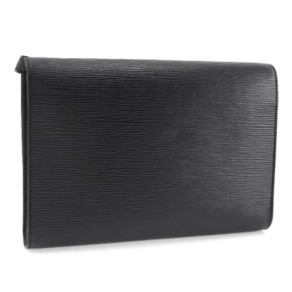 Louis Vuitton Vintage Pre-owned Leather crossbody-bags Black Dames