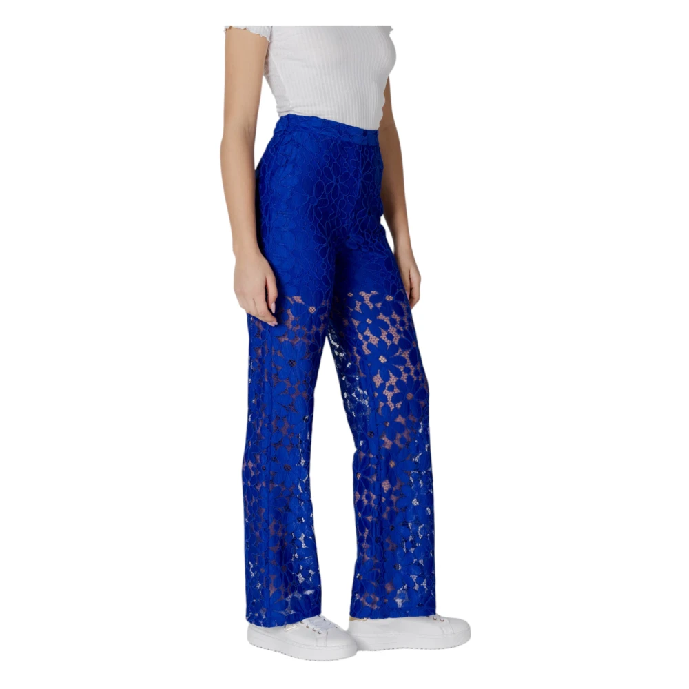 Desigual Palace Pants Collection 100% Polyester Blue Dames