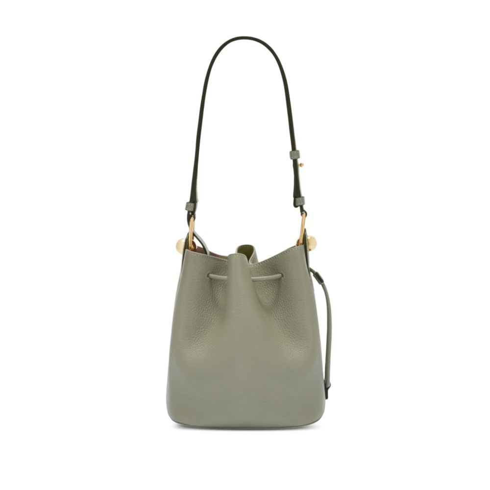 Furla Groene Trekkoord Schoudertas Green Dames