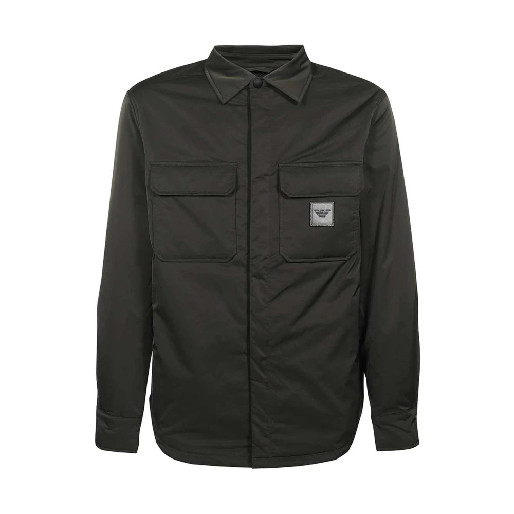 Emporio Armani Klassisk Windbreaker Jacka Green, Herr