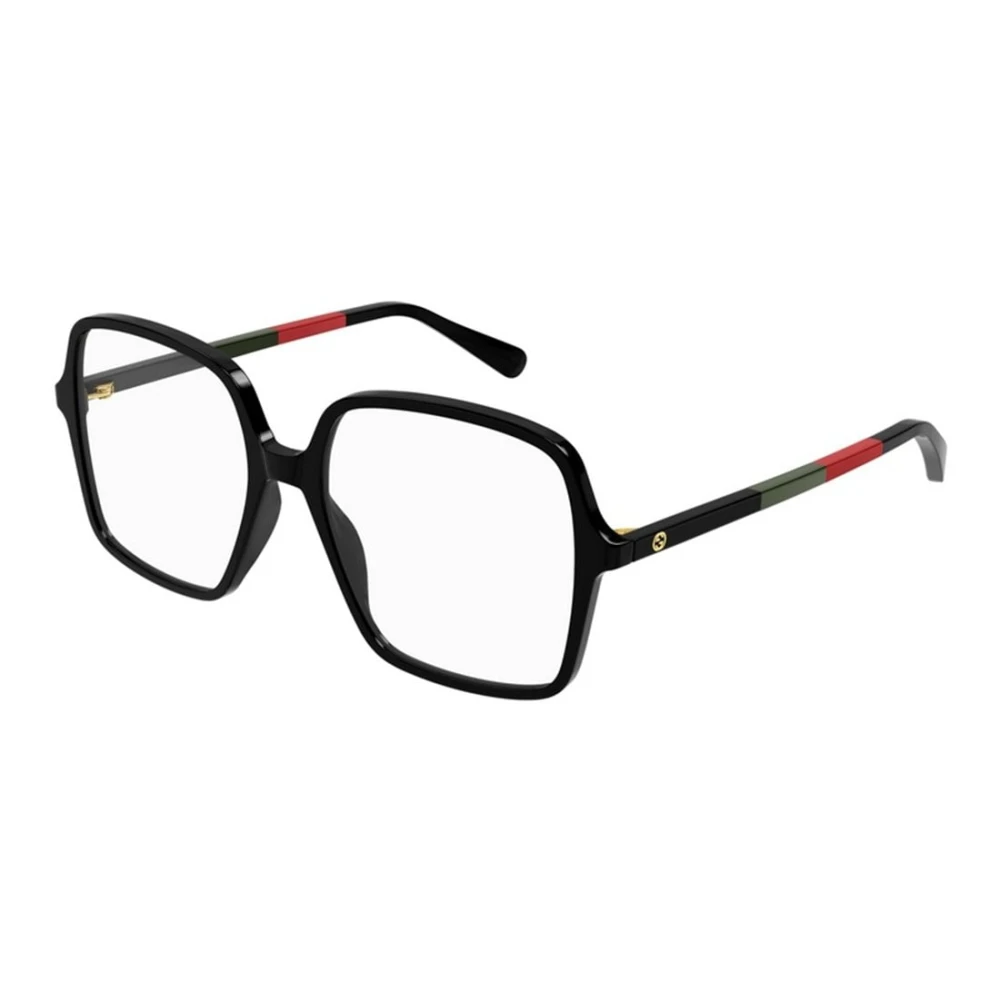 Gucci Women's Black Glasses, 53 Mm, Square Optical Frame