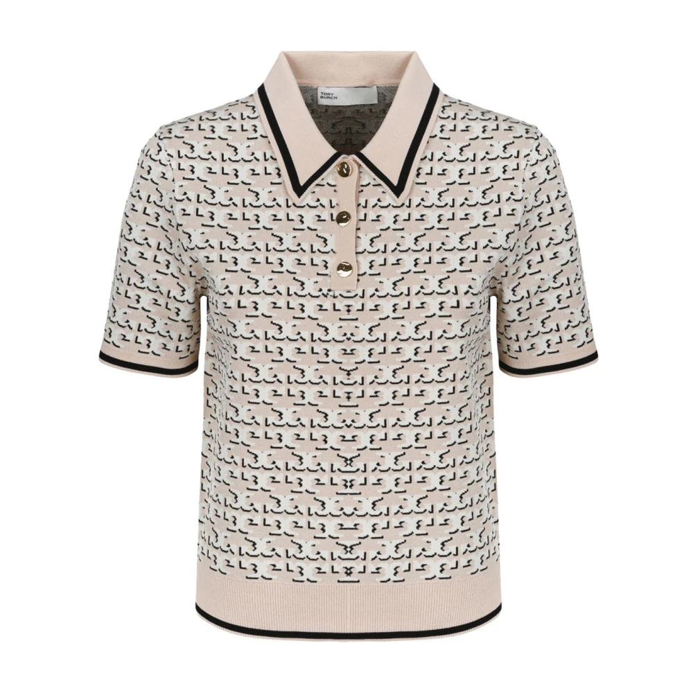 TORY BURCH Stijlvolle T-shirts en Polos Beige Dames