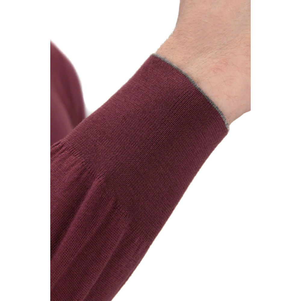 BRUNELLO CUCINELLI Kasjmierwol Coltrui Trui Brown Heren