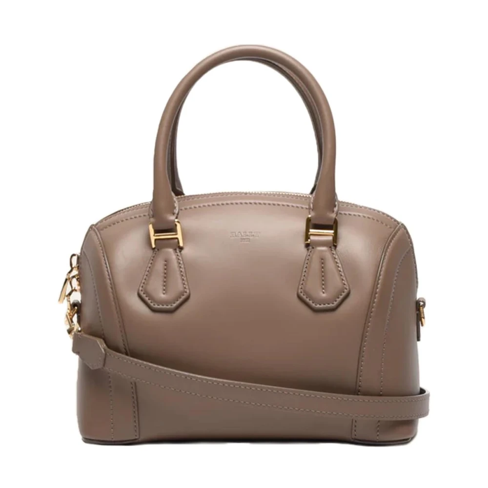 Bally Leren Crossbody Tas Brown Dames