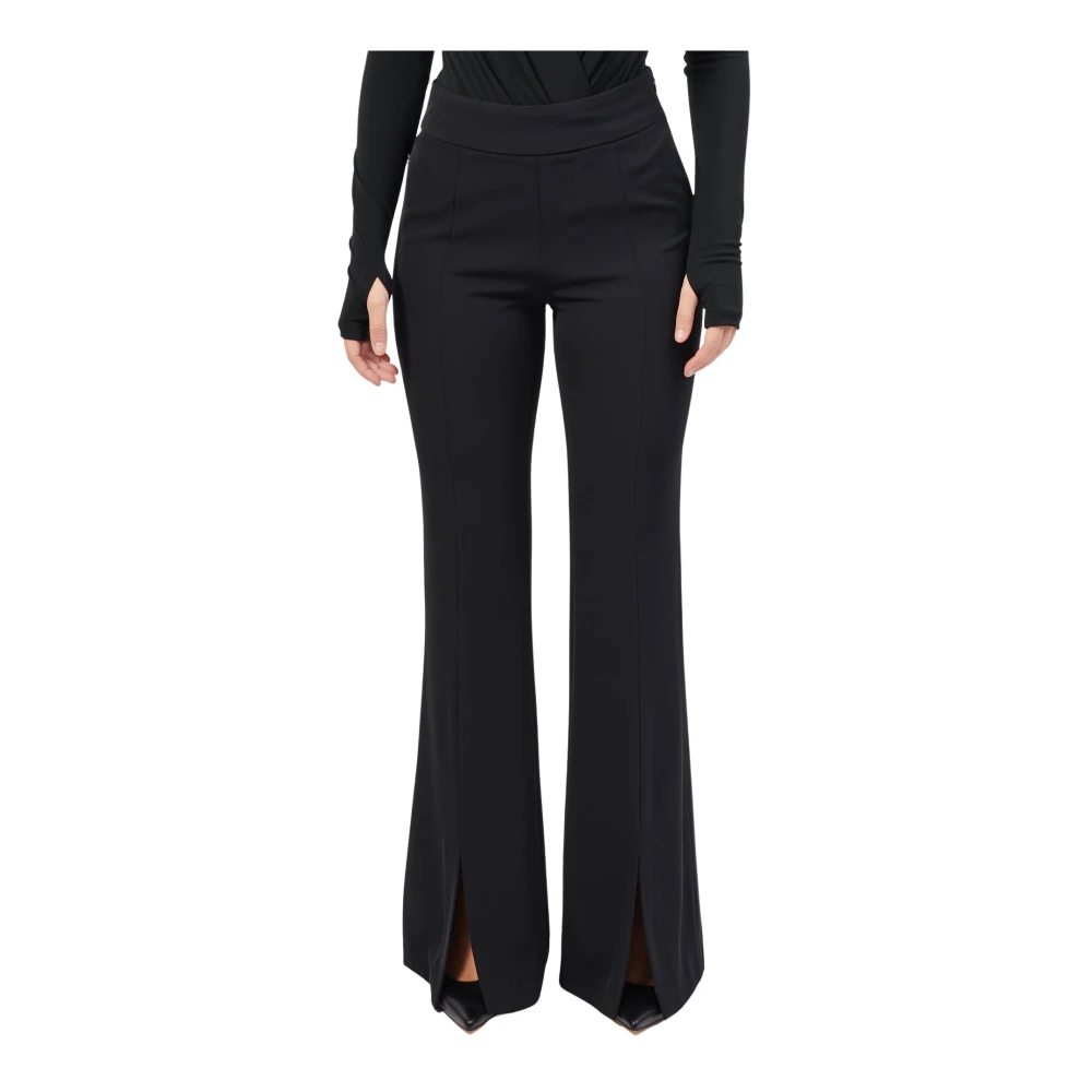 Jijil Zwarte Elastische Taille Slim Broek Black Dames