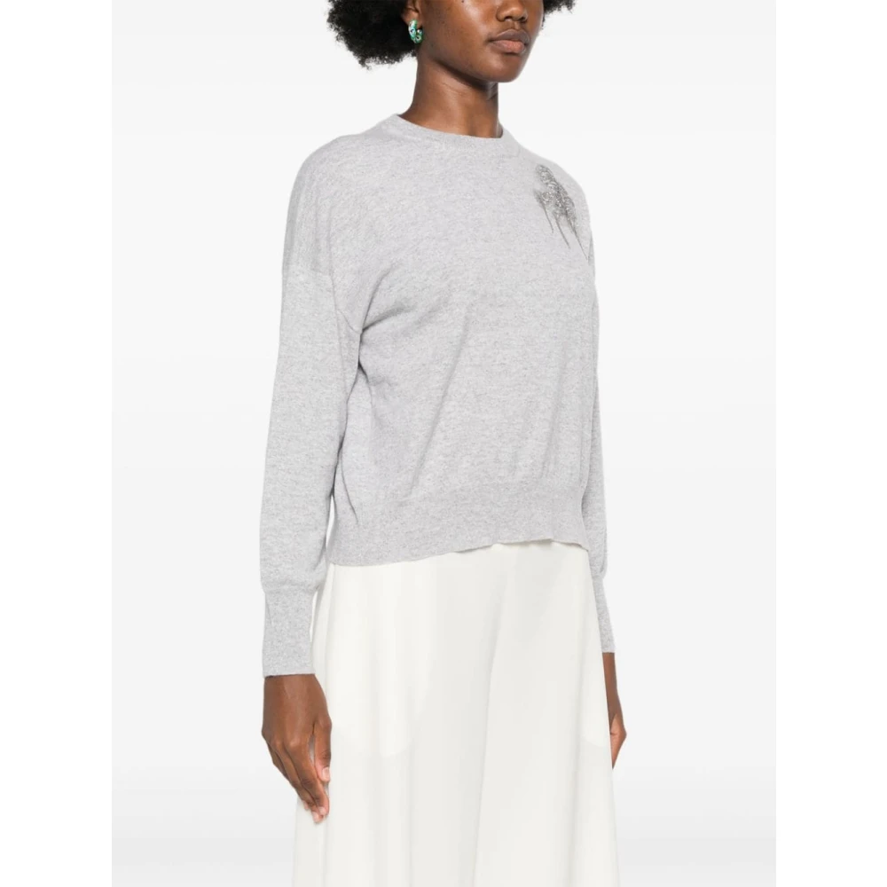 BRUNELLO CUCINELLI Grijze Sweatshirt Aw24 Dameskleding Gray Dames