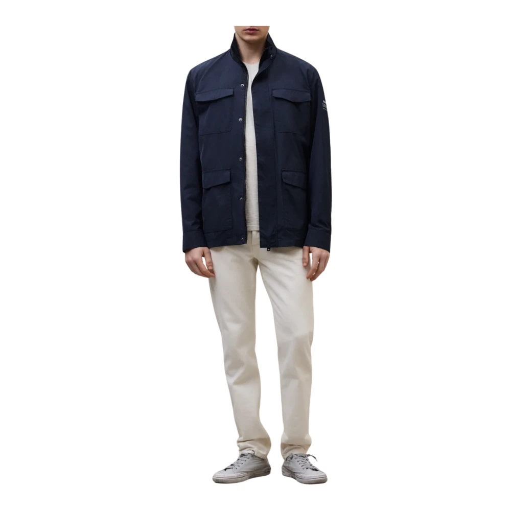 Ecoalf Men's Blue Aello Jacket - Light Jackets - L - Jackets