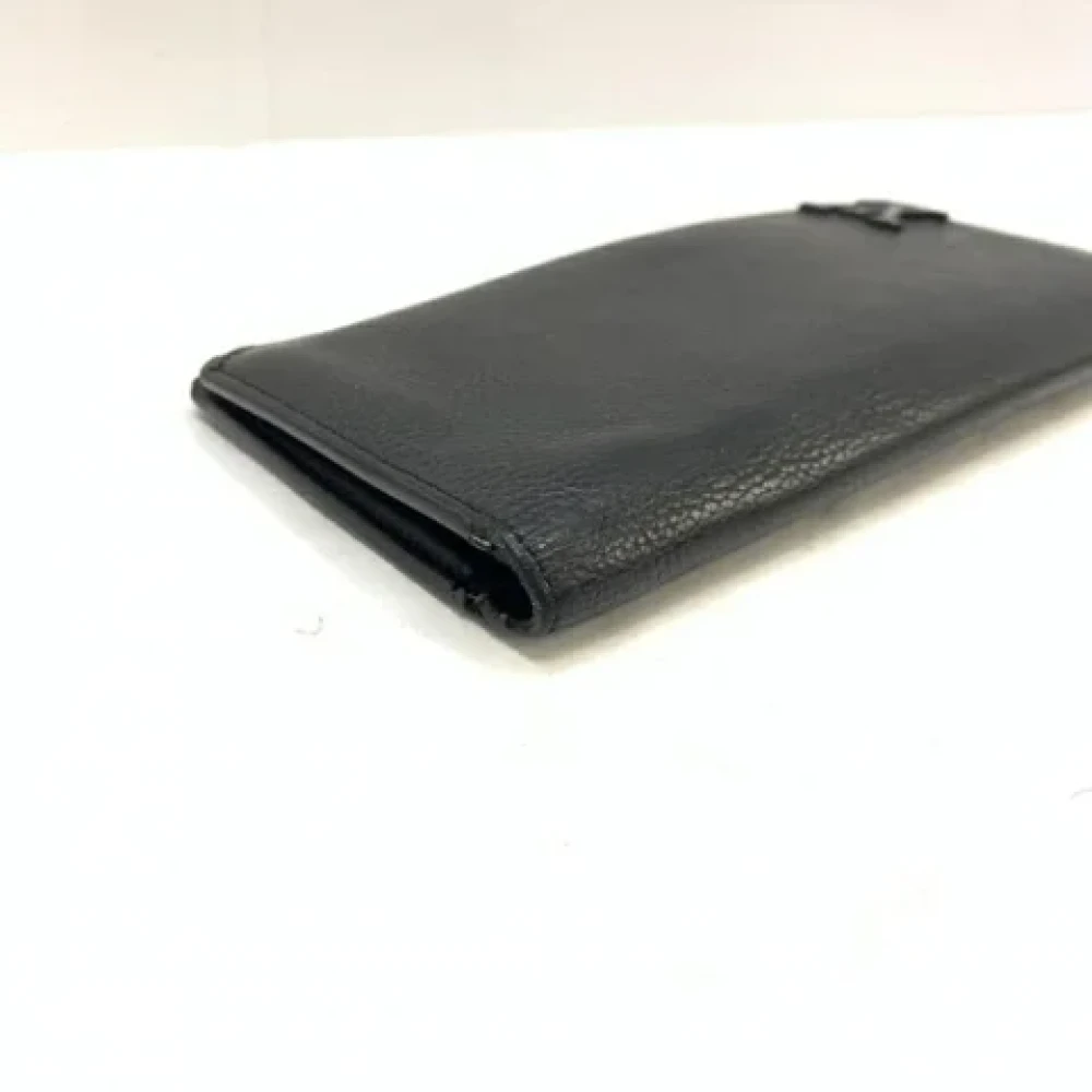 Louis Vuitton Vintage Pre-owned Leather wallets Black Heren