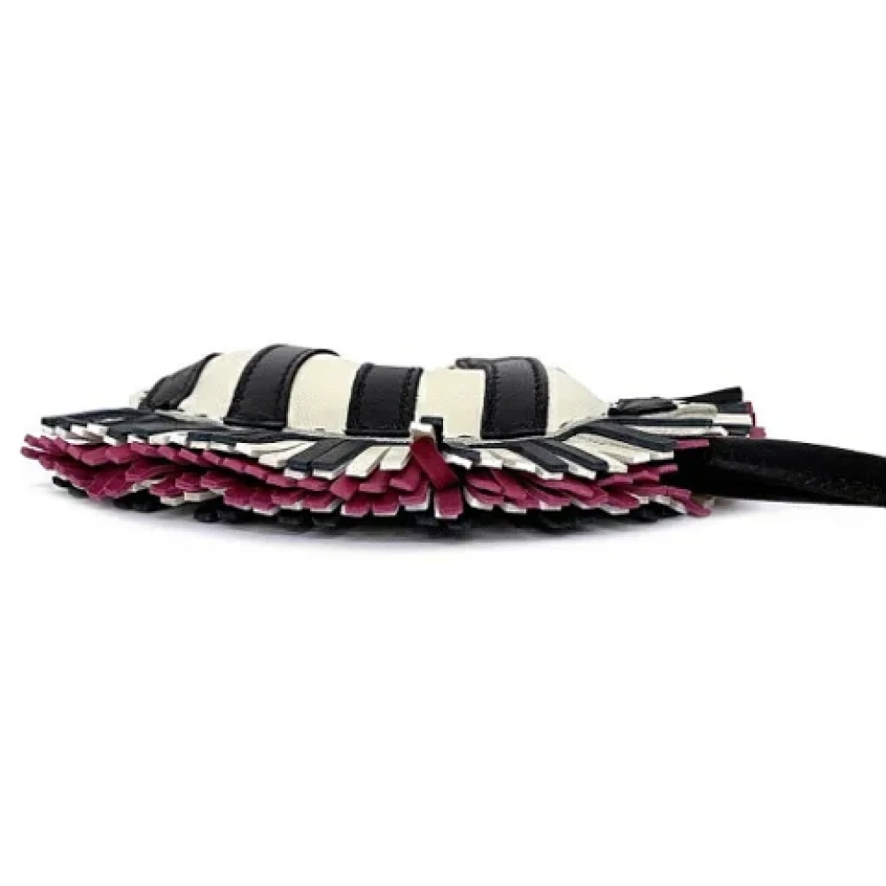 Hermès Vintage Pre-owned Fabric key-holders Black Dames