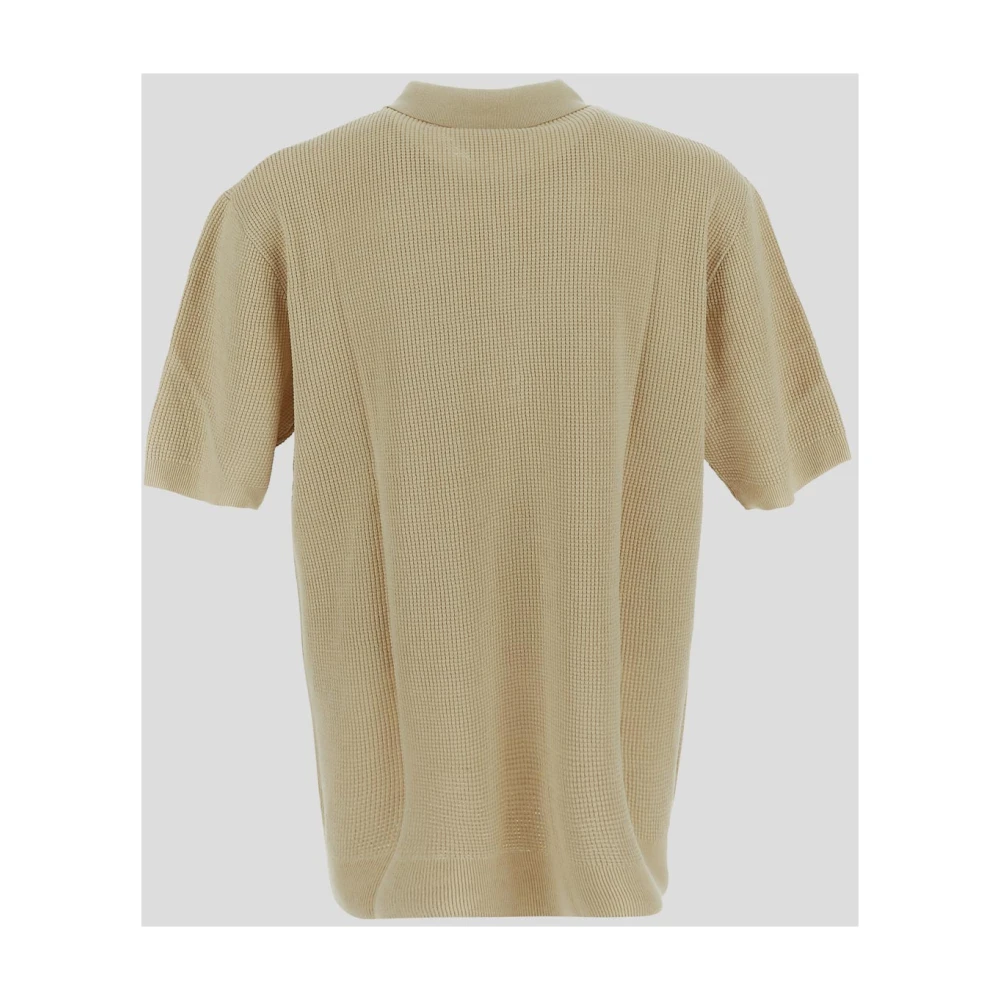 closed Polo Shirts Beige Heren