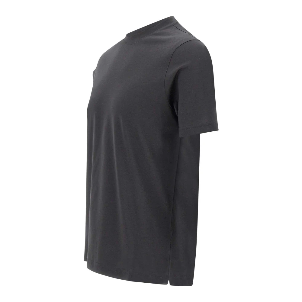 Filippo De Laurentiis Supima Katoenen T-shirt Donkerbruin Brown Heren