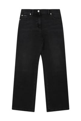 Svart Logo Plaque Jeans