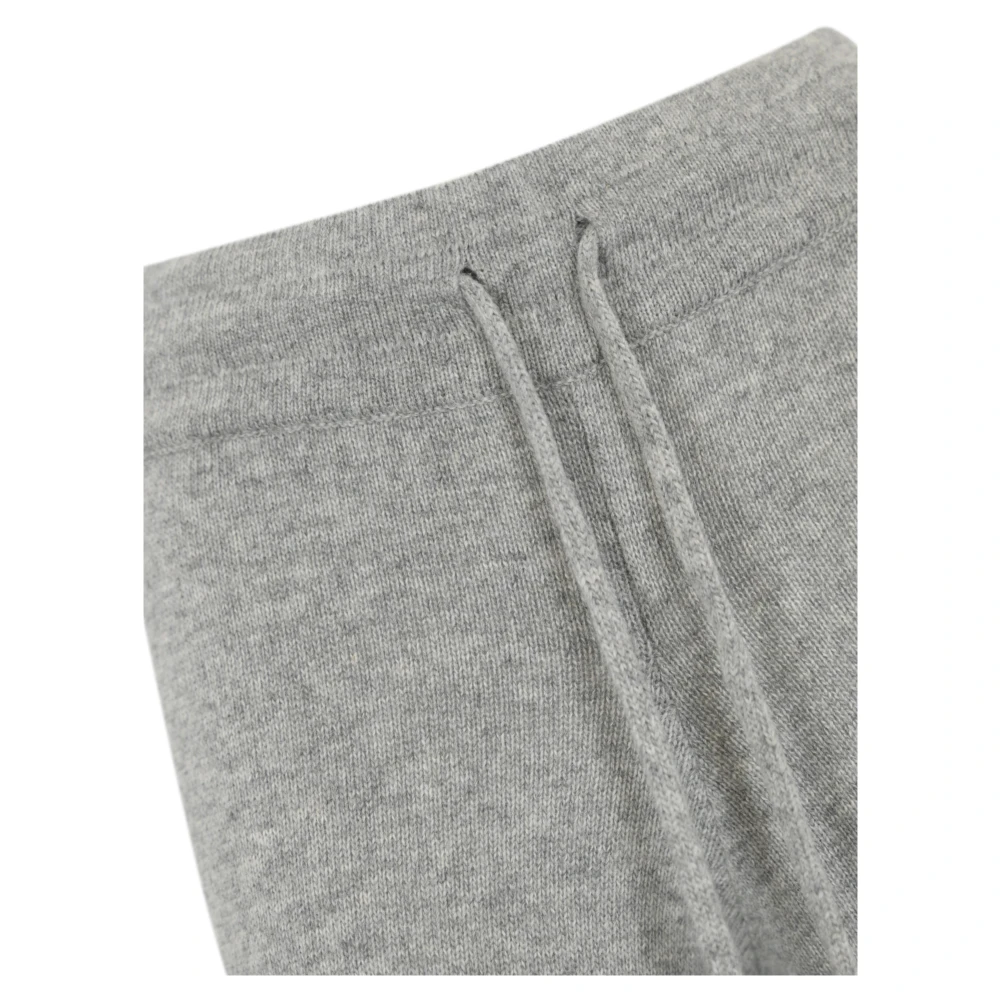 MC2 Saint Barth Kasjmier Wolmix Grijs Wijde Pijp Broek Gray Dames