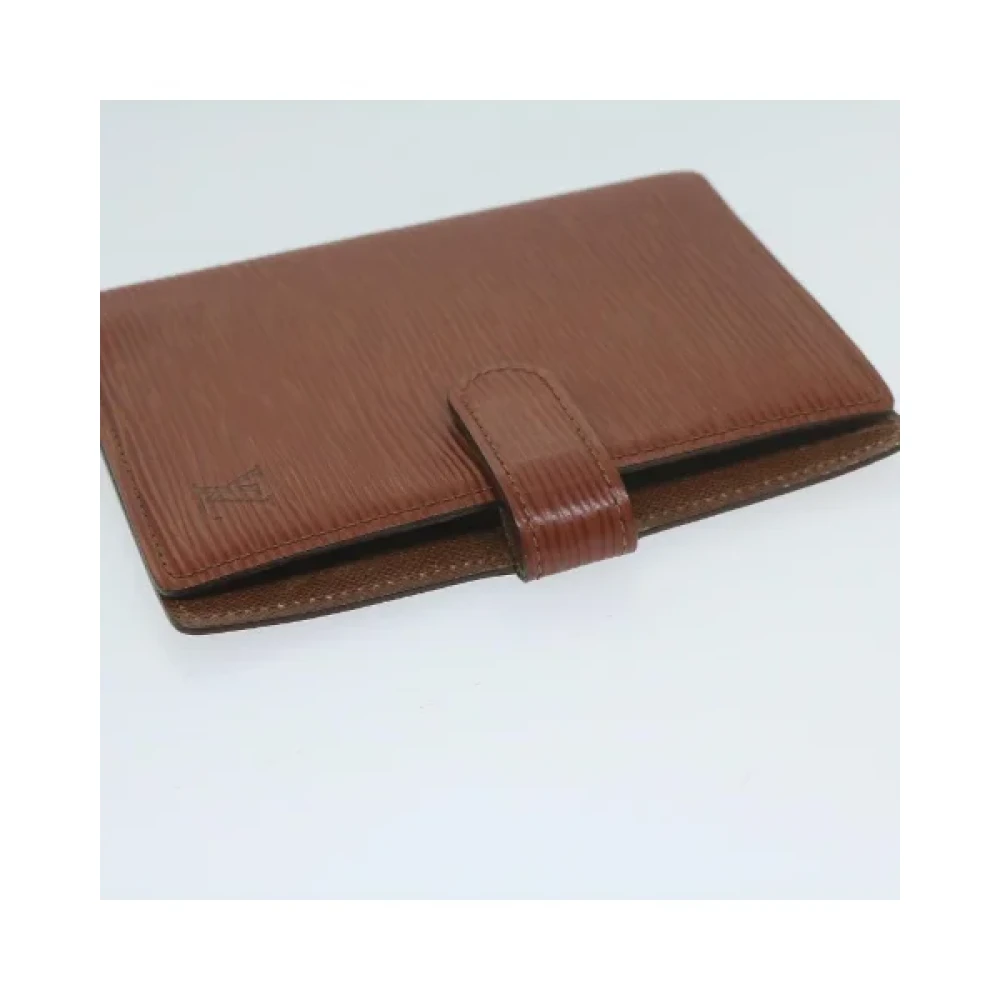 Louis Vuitton Vintage Pre-owned Leather home-office Brown Dames